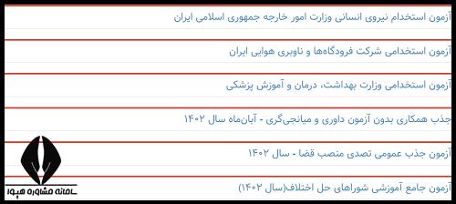 اعلام نتایج آزمون استخدامی شرکت فرودگاه ها و ناوبری هوایی ایران